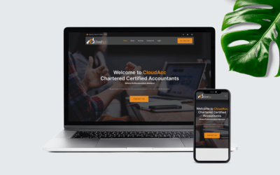 Website maintenance for CloudAcc